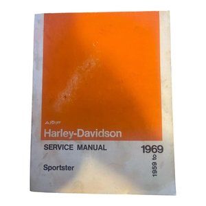 1959 1960 - 1969 Harley-Davidson XLCH XLH 1000 Sportster SERVICE MANUAL OEM Xlnt